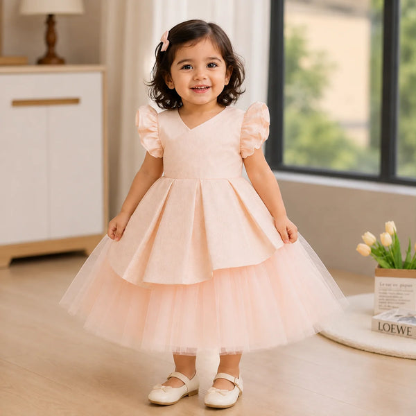 Clara Blush Wrap Dress
