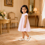 Hazel Pintuck Front Dress — Pink