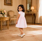 Hazel Pintuck Front Dress — Pink