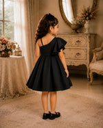 Noelle One-Shoulder Flower Dress